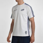 Bullpadel T-Shirt Bullpadel PAQUITO 26V T-Shirt Herren - wei&szlig;, blau