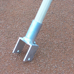Stielaufnahme für Holzstiel 23mm