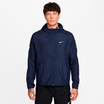 Nike Bekleidung Nike Miler Laufjacke Herren - dunkelblau, silber