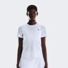 Court T-Shirt Damen-Weiß,Mehrfarbig
