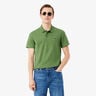 Ribbed Collar Polo Polo Herren - gr&uuml;n, wei&szlig;