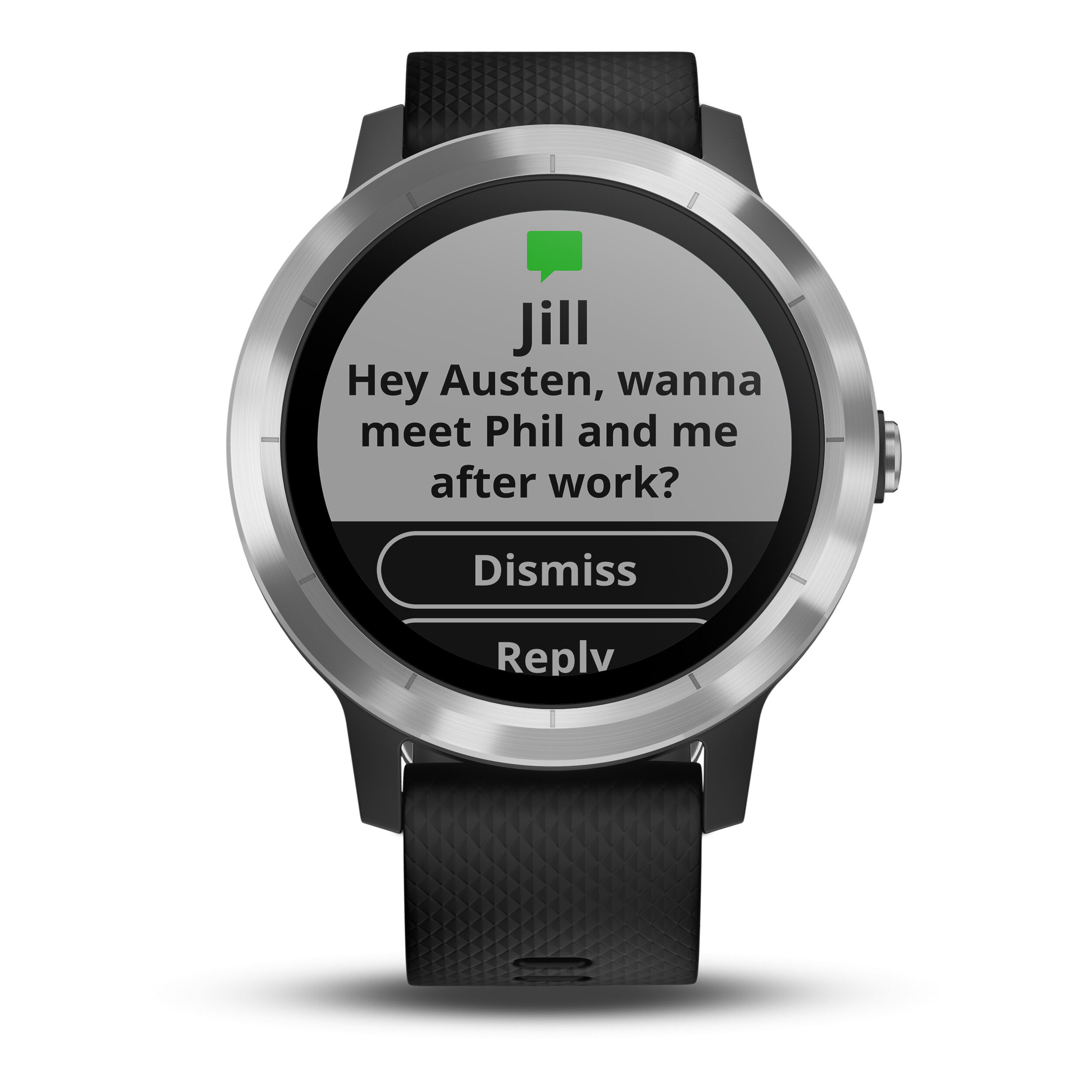Vivoactive 3 Pulsuhr Schwarz Silber