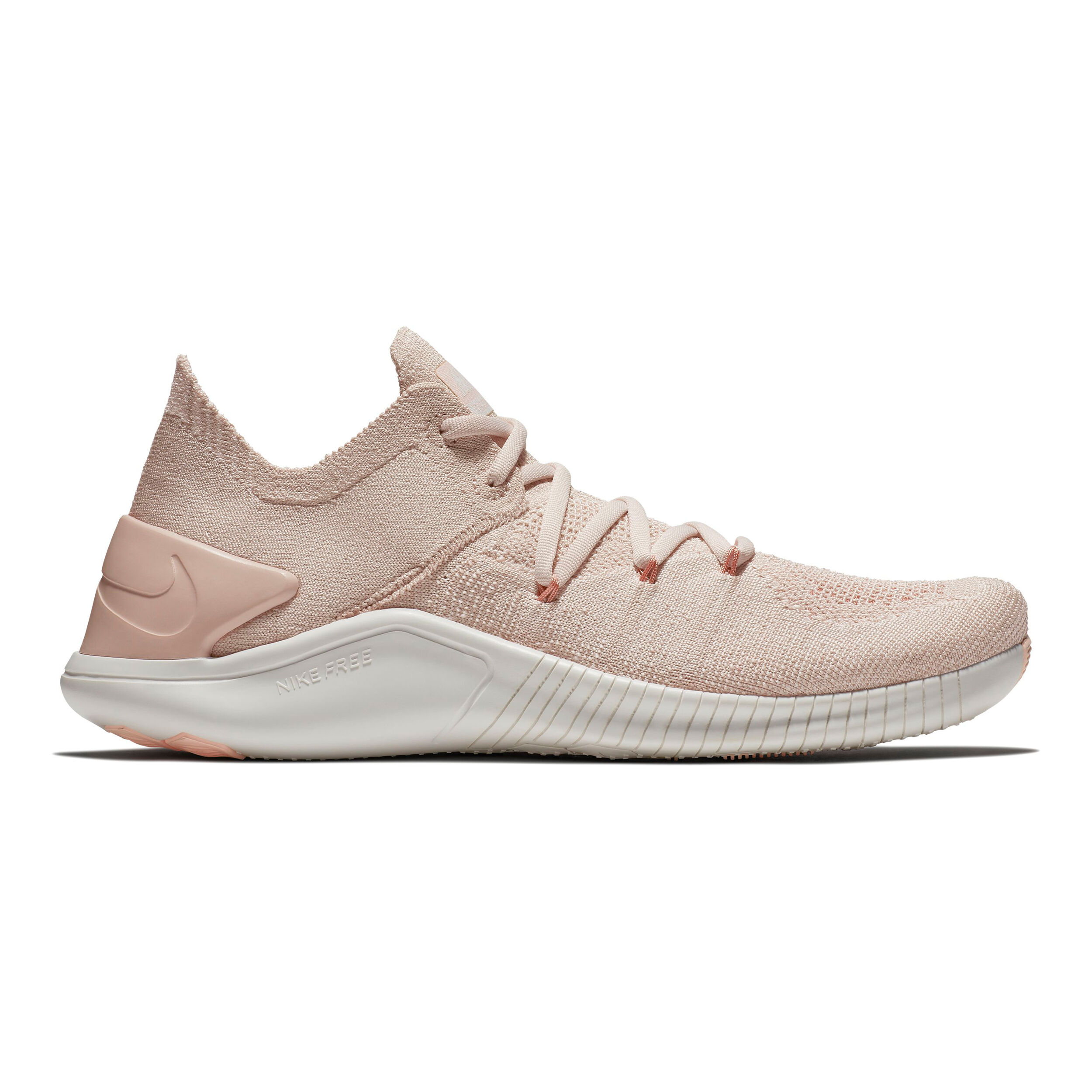 Nike Free Flyknit 3 Fitnessschuh Damen Beige Rosa online kaufen Tennis Point AT
