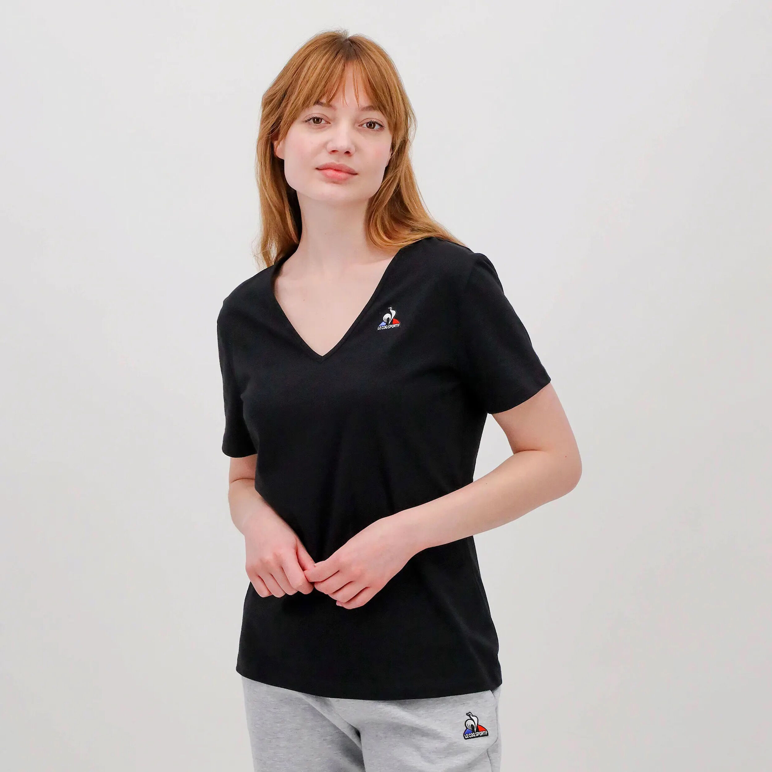 Le Coq Sportif Essential Nr 1 T Shirt Damen Schwarz online kaufen Tennis Point AT