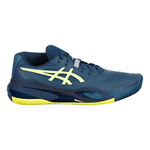ASICS Tennisschuhe ASICS GEL-RESOLUTION X CLAY Sandplatzschuh Herren-dunkelblau, neongelb