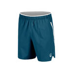 Quiet Please Tennisbekleidung Quiet Please Create Drop 7in Shorts Herren-Petrol,Wei&szlig;