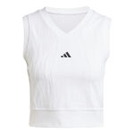 adidas Bekleidung adidas Crop Pro Tank-Top Damen - wei&szlig;, 