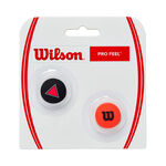 Wilson Schl&auml;gerzubeh&ouml;r Wilson Clash Pro Feel Clash D&auml;mpfer 2er Pack-Schwarz,Rot