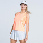 Lucky in Love Bekleidung Lucky in Love Every Game Shimmer Tank-Top Damen-Apricot