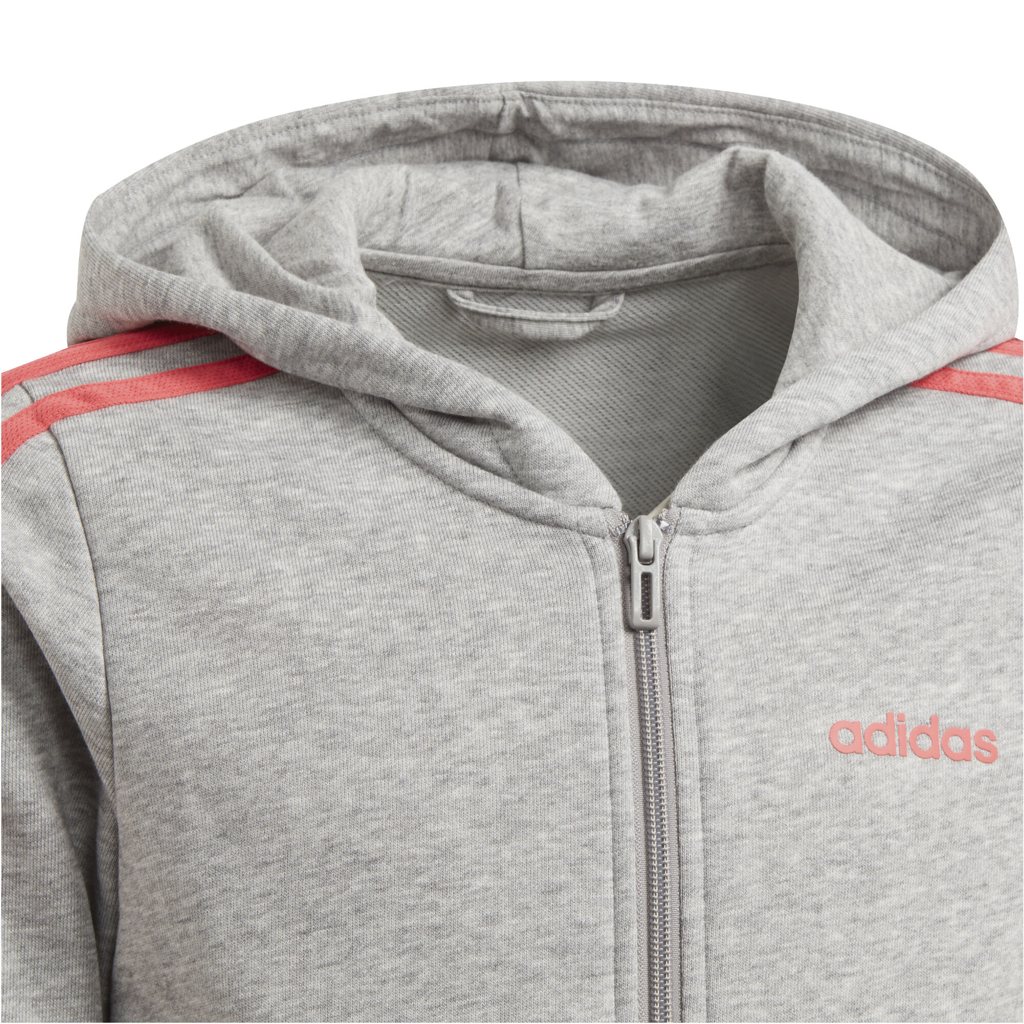 adidas Essentials 3 Stripes Full Zip Sweatjacke Mädchen adidas Essentials 3 Stripes Full Zip Sweatjacke Mädchen