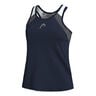 22 Tank-Top Damen - dunkelblau, grau