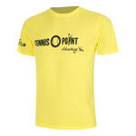 Tennis-Point Bekleidung Tennis-Point Team Yellow T-Shirt Herren-Gelb