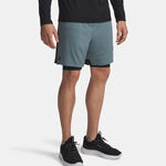 Under Armour Bekleidung Under Armour Tech Vent 2in1 Shorts Herren-blaugrau