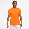 Dri-Fit Victory Court Solid Polo Herren - orange, wei&szlig;