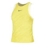 Nike Bekleidung Nike Court Dri-Fit Slam Tank-Top Damen-Gelb,Limette