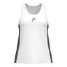Club 25 Tech Tank-Top Damen-Weiß,Dunkelblau