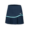 Dri-Fit Advantage Pleated Rock Damen - dunkelblau, türkis