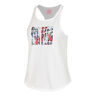 New York 2024 Chill Tank-Top Damen-Weiß
