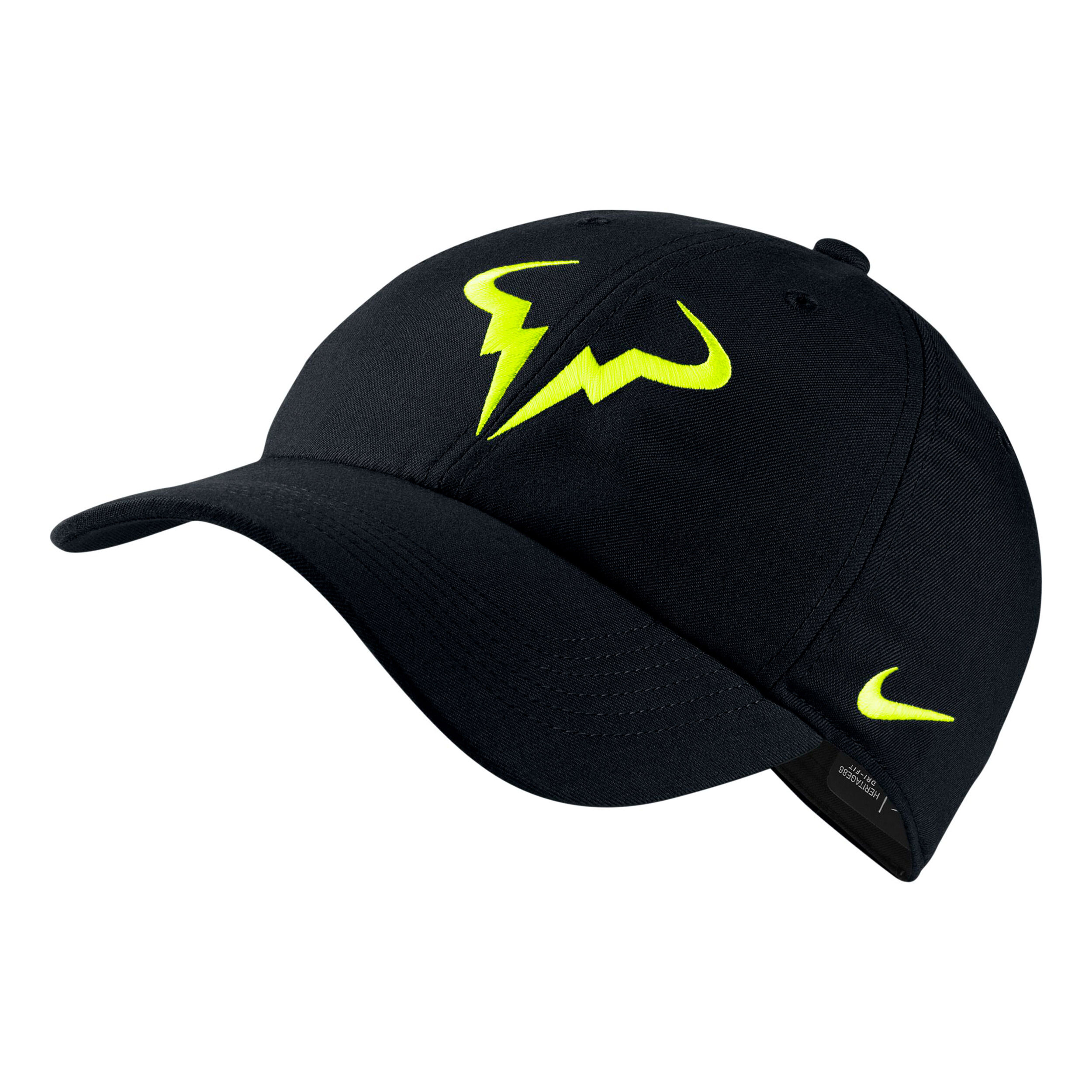 Nike Court AeroBill H86 Cap Schwarz Neongelb online kaufen Tennis Point AT