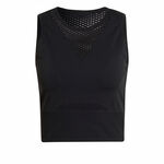adidas Bekleidung adidas Aeroknit Crop Tank-Top Damen-Schwarz