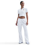 Nike Bekleidung Nike Court Heritage Crop Polo Damen-Wei&szlig;