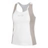 Code Tank-Top Damen-Creme