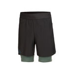 Craft Bekleidung Craft Pro Trail 2in1 Laufshorts Herren-Grau,Grün
