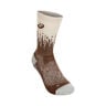 Performance Run Crew Laufsocken-Braun,Beige