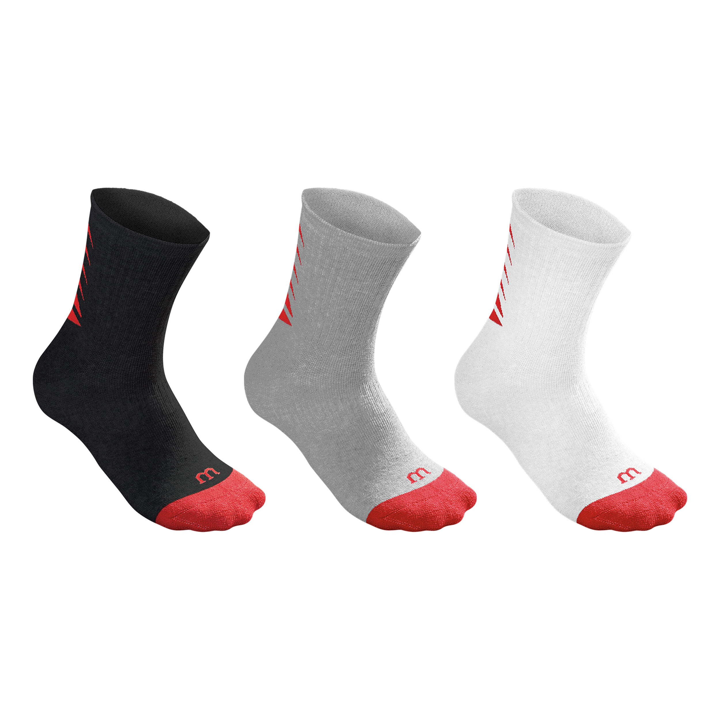 Wilson Herren Crew Sock  Pack  Tennissocken schwarz 3er Pack 39-46 NEU 