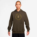 Nike Bekleidung Nike Court Dri-Fit Heritage Hoody Herren-braun