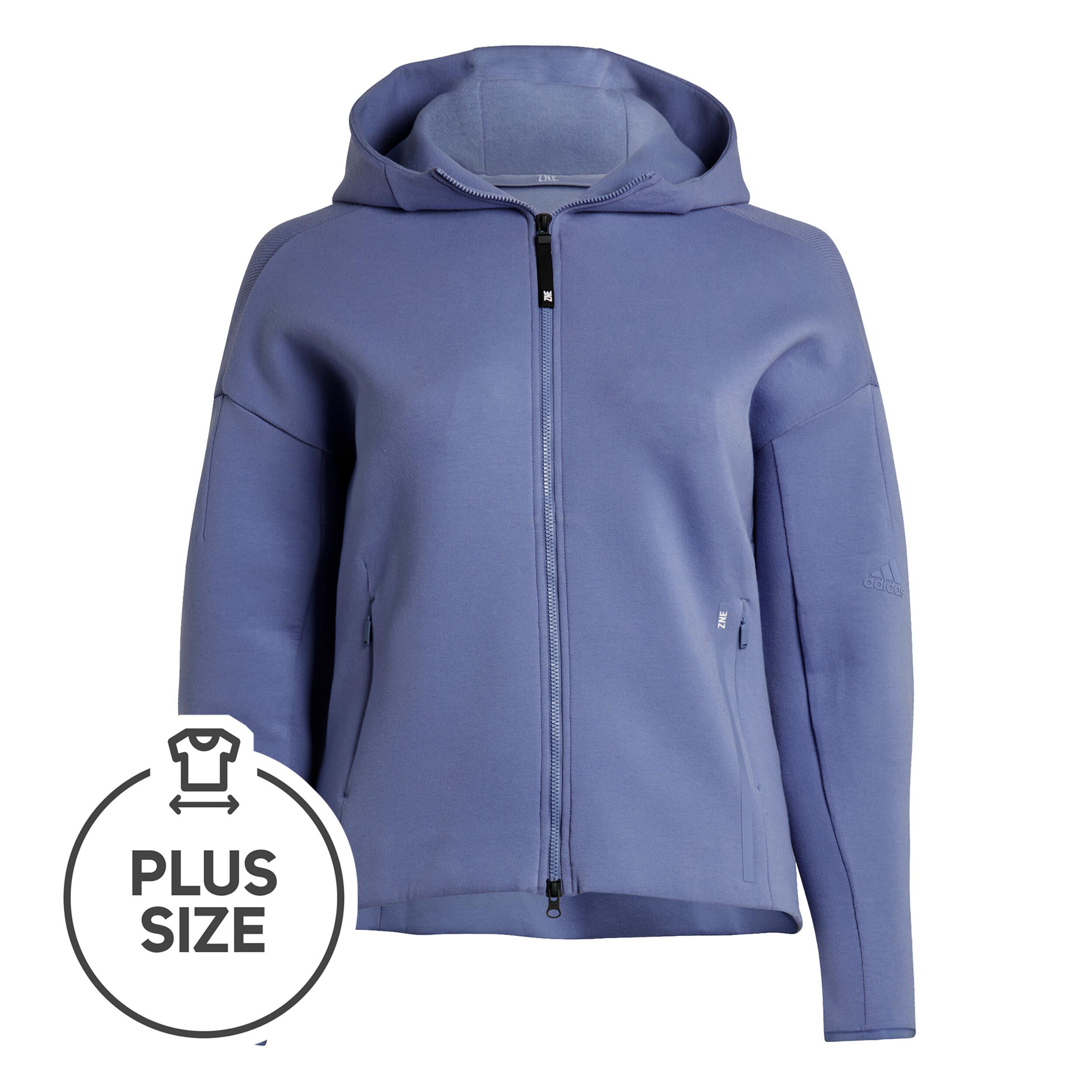 adidas Z.N.E. Plus Size Sweatjacke Damen Flieder online kaufen Tennis Point AT
