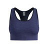 Seamless Medium Padded Sport Sport-BH Damen-blau
