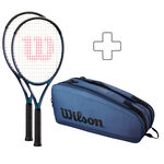 Wilson Schl&auml;gerpaket Wilson Ultra 108 V4.0 Turnierschl&auml;ger (besaitet)