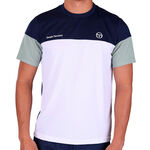 Sergio Tacchini Tennisbekleidung Sergio Tacchini Prave 024 PL T-Shirt Herren - dunkelblau, wei&szlig;