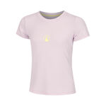 Quiet Please Bekleidung Quiet Please Mind Retriever T-Shirt Mädchen-Flieder,Gelb