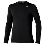 Mizuno Bekleidung Mizuno Core Impulse Laufshirt Herren - schwarz, 