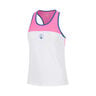 Racerback Tank-Top M&auml;dchen - pink, wei&szlig;