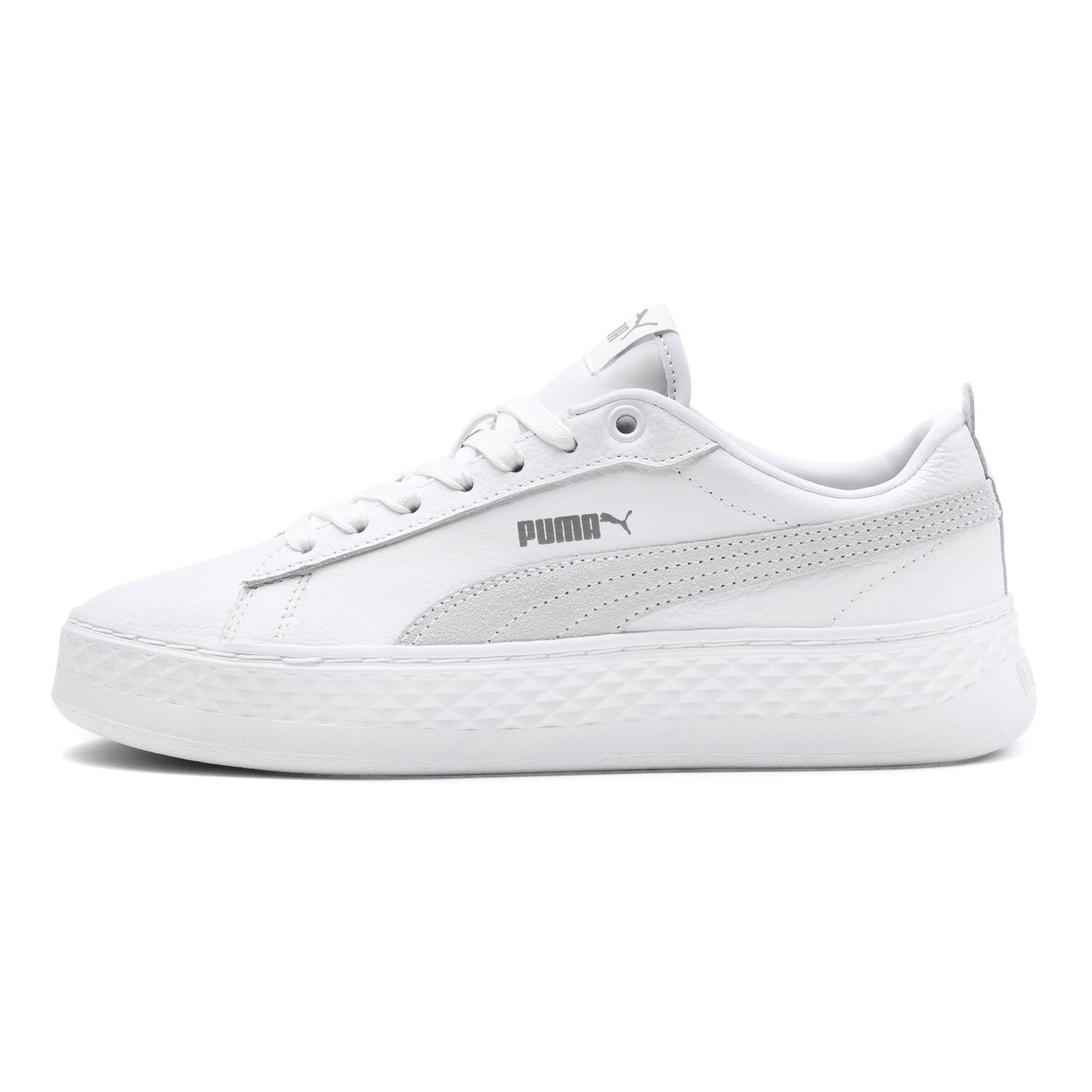 Puma smash platform weiß 2025
