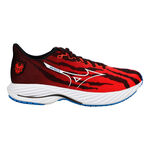 Mizuno Laufschuhe Mizuno Wave Rider 28 Neutralschuh Herren-Rot,Wei&szlig;