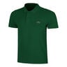 Regular Fit Blend Knit Polo Herren-Gr&uuml;n
