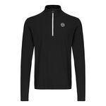 BIDI BADU Bekleidung BIDI BADU Zac Tech Half Zip Longsleeve Herren - schwarz, weiß