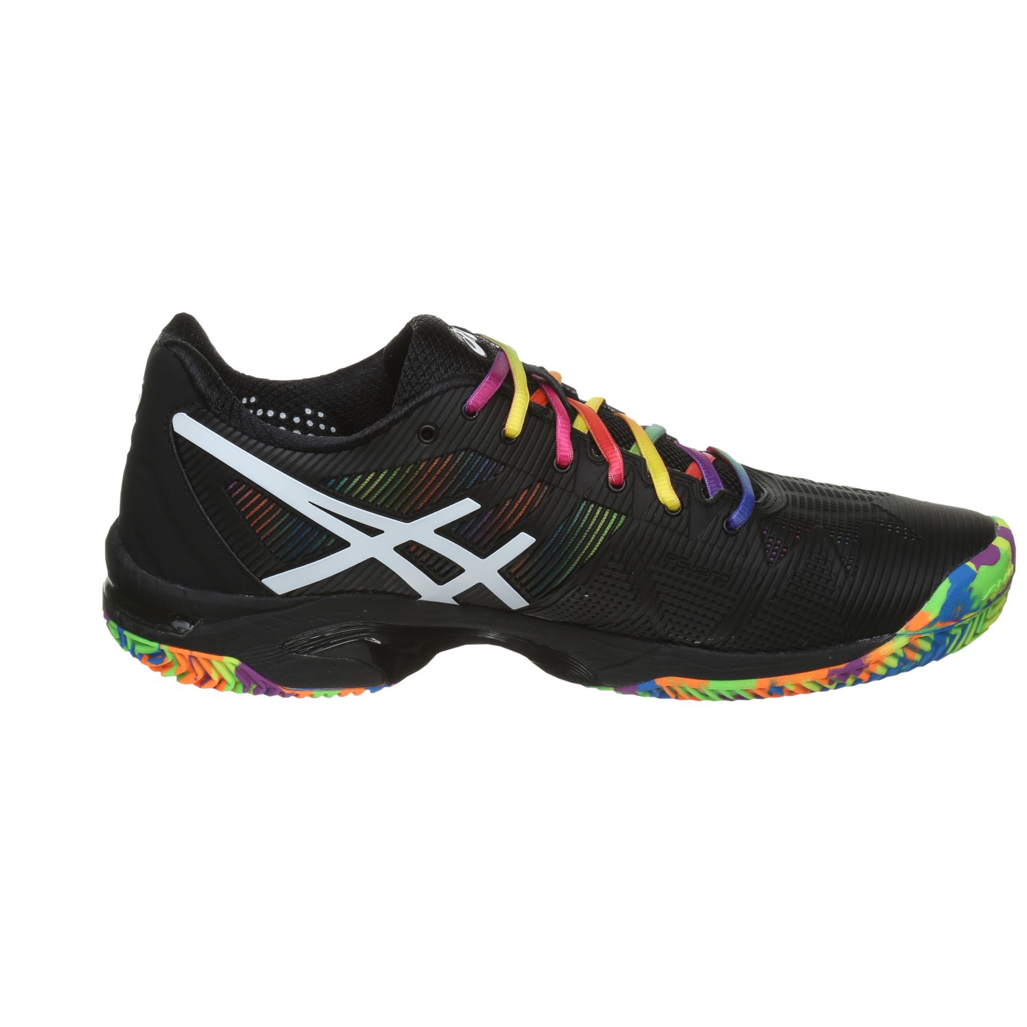 Gel Solution Speed 3 Clay Sandplatzschuh Special Edition Herren Schwarz Wei