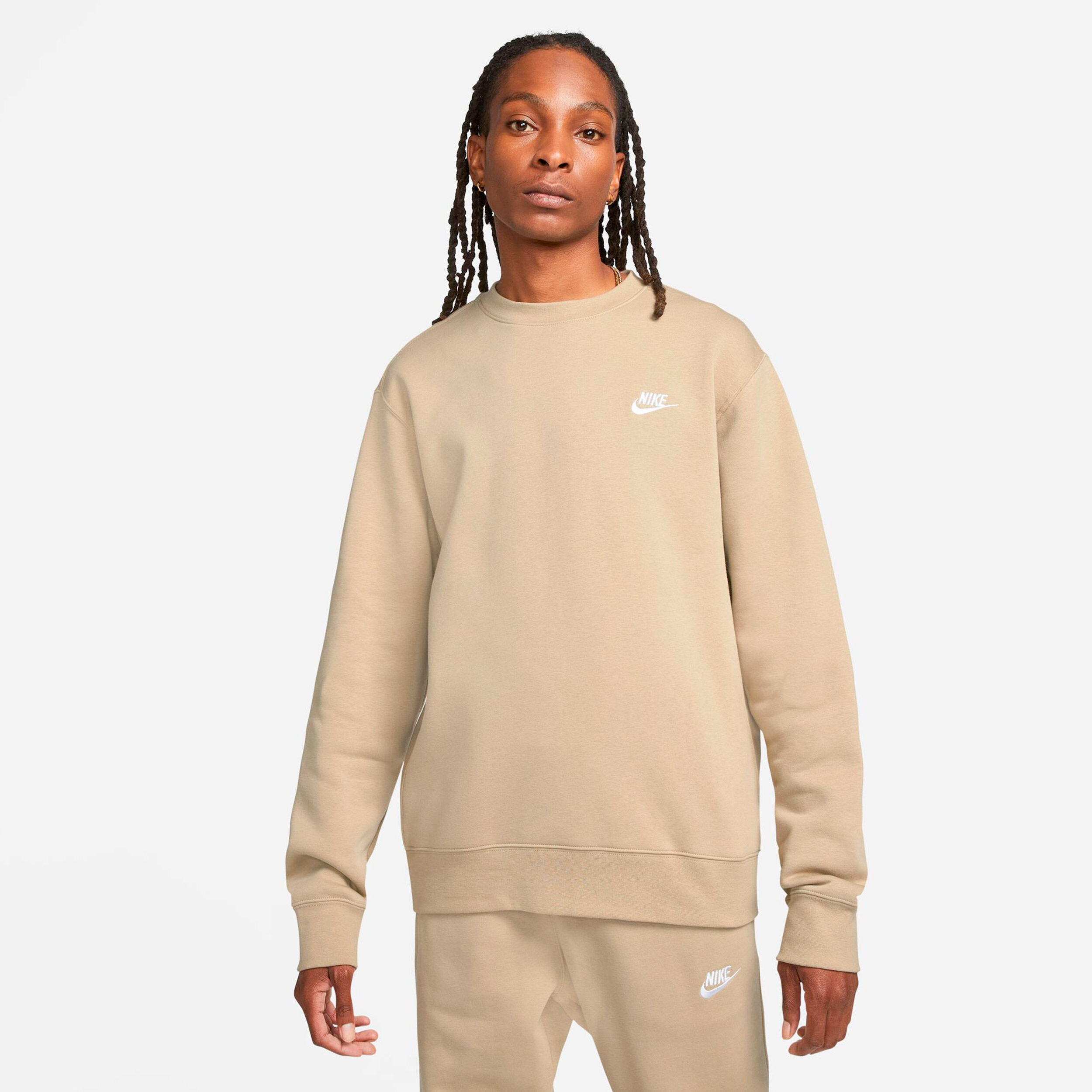 Nike Sportswear Club Sweatshirt Herren Beige online kaufen Tennis Point AT