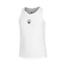 Racerback Tank-Top Mädchen-Weiß,Dunkelblau