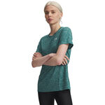 Under Armour Bekleidung Under Armour Tech Twist T-Shirt Damen-gr&uuml;n, wei&szlig;