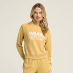 Wilson Bekleidung Wilson Sideline Crew Sweatshirt Damen-Goldgelb