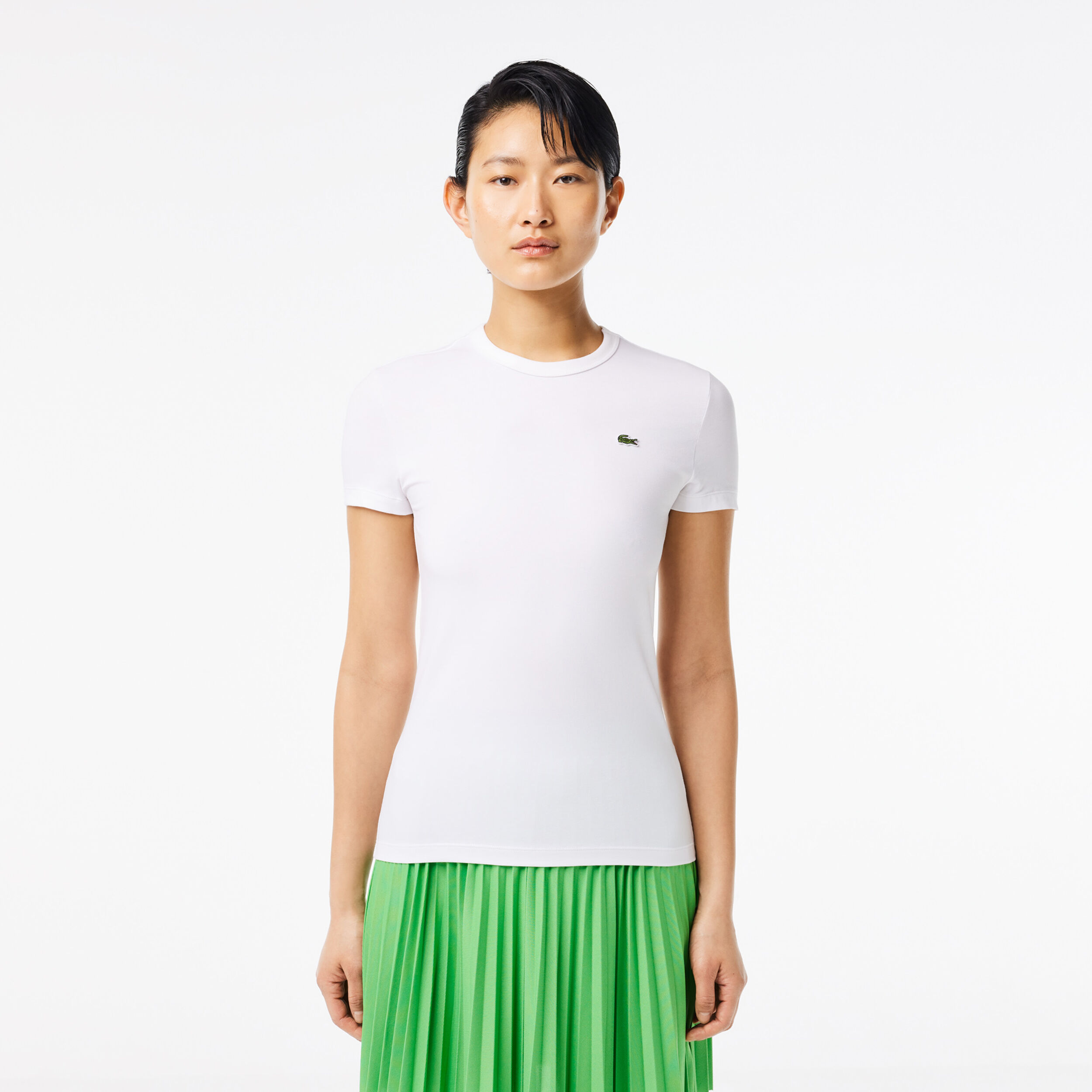 Lacoste t shirt damen weiss outlet