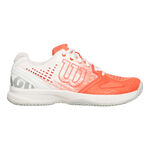 Wilson Tennisschuhe Wilson Kaos Comp 2.0 Sandplatzschuh Damen-Weiß,Orange