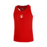 Racerback Tank-Top Mädchen-Rot,Weiß