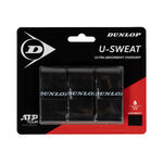 Dunlop Overgrips Dunlop  U-Sweat 3er Pack - schwarz